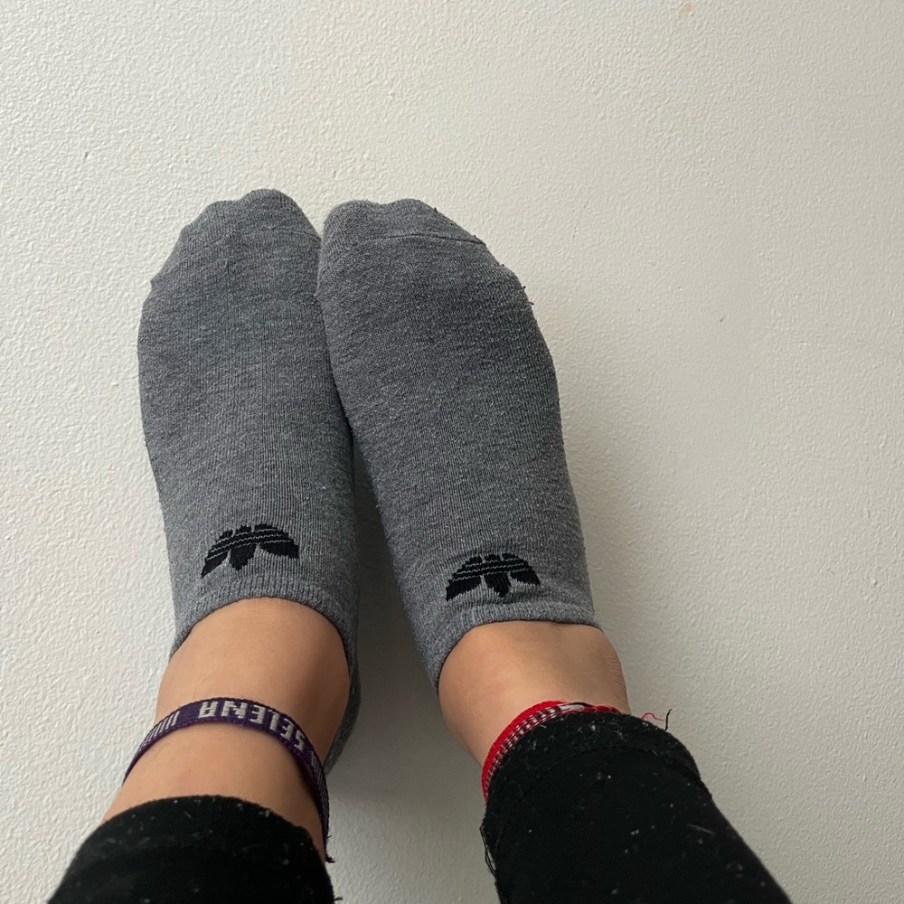 Adidas Gray Women's Casual Socks